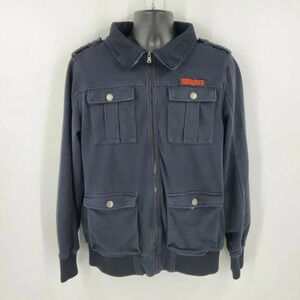 ThirtyTwo Men's JP Walker Full Zip Cotton Knit 4‎ Pocket Jacket Black Size Small